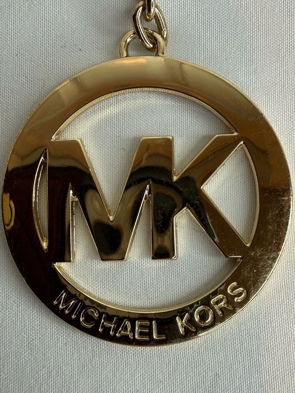 MICHAEL KORS JET SET LOGO BAG CHARM KEY FOB